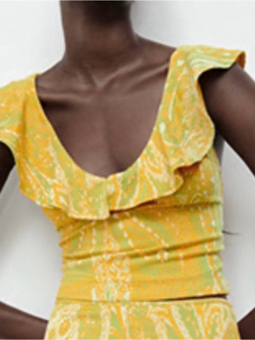 NWT Zara Jacquard top